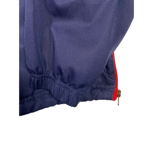 Univ of MS Ole Miss NCAA Navy 1/4 Zip Windbreaker Pullover Size Medium Jacket - Picture 7 of 7